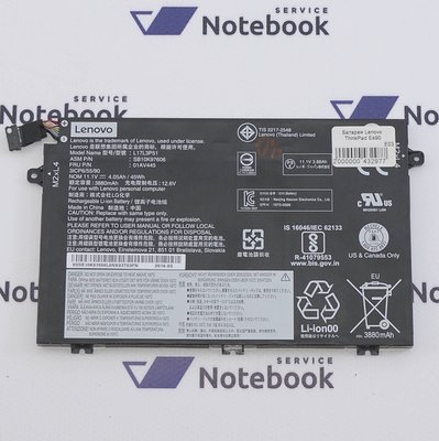Lenovo ThinkPad E480 E485 E490 L17L3P51 (Знос 0%) акумулятор, батарея 432977 фото