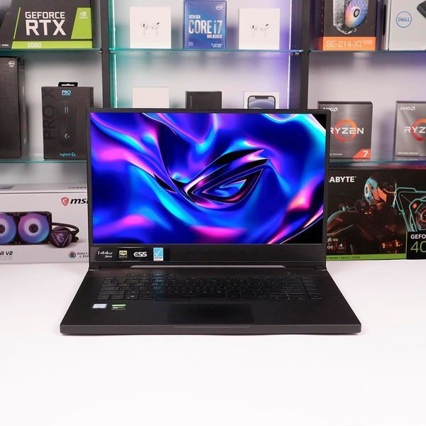 Ігровий ноутбук Asus ROG Zephyrus GU502GU 15.6" Full HD 144 Ghz Intel Core i7-9750H (2.60-4.10 ГГц) Nvidia GeForce GTX 1660Ti 6 ГБ RAM 16 ГБ SSD 512 ГБ БВ 663777 фото