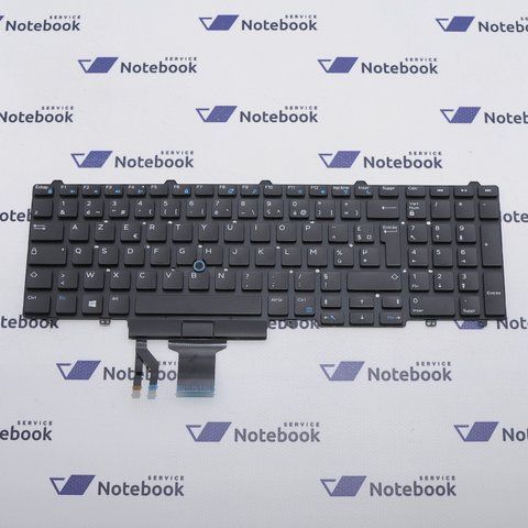 Клавиатура Dell E5550 E5570 E5580 E5590 E5591 7510 7710 0T9RCN AZERTY EN Без Подсветки Трекпоинт 300006705 фото