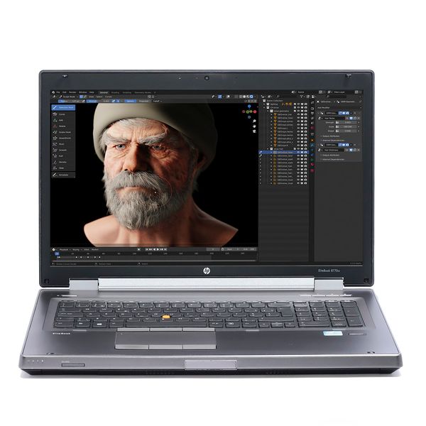 Ігровий ноутбук HP Elitebook 8770w / RAM 8 ГБ / SSD 128 ГБ 379227/2 фото