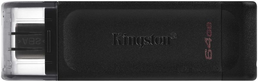 Флеш-накопичувач USB3.2 64GB Type-C Kingston DataTraveler 70 432830 фото