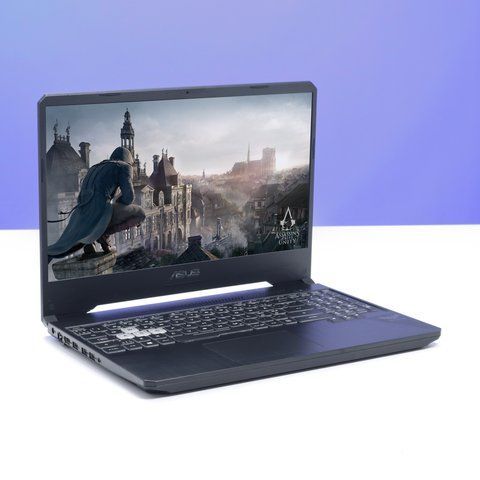 БВ ігровий ноутбук Asus TUF Gaming FX505DT 15.6" Full HD 120 Гц Ryzen 5 3550H (2.1-3.7 ГГц) NVIDIA GeForce GTX 1050 4 ГБ RAM 16 ГБ 256 ГБ SSD 816425 фото