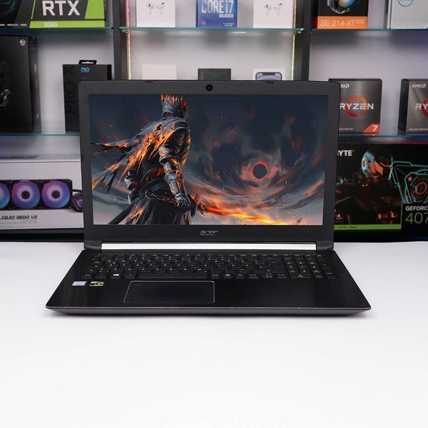 БУ игровой ноутбук Acer Aspire 7 A715-71G 15,6" Full HD Intel Core i7-7700HQ (2.80-3.80 ГГц) GeForce GTX 1050Ti 4 ГБ RAM 16 ГБ 1 ТБ / 256 ГБ SSD 656939 фото