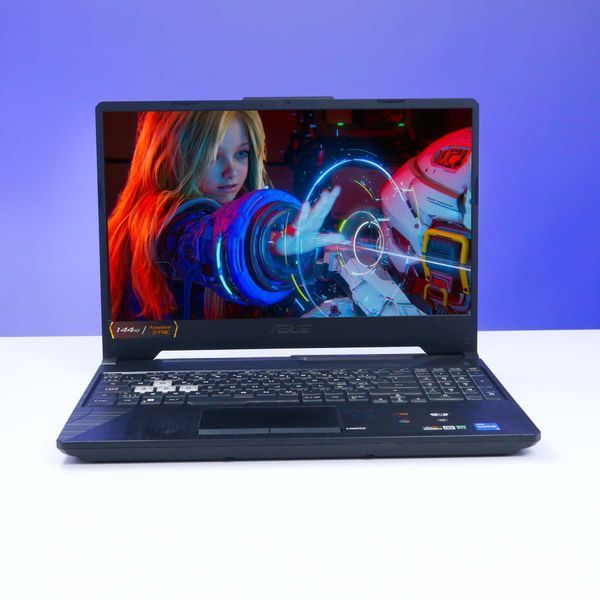 БВ ігровий ноутбук Asus TUF Gaming F15 15.6" Full HD Intel Core i5-11400H (2.70 - 4.50 ГГц) NVIDIA GeForce RTX 3050 4 ГБ RAM 8 ГБ 512 ГБ SSD 803135 фото
