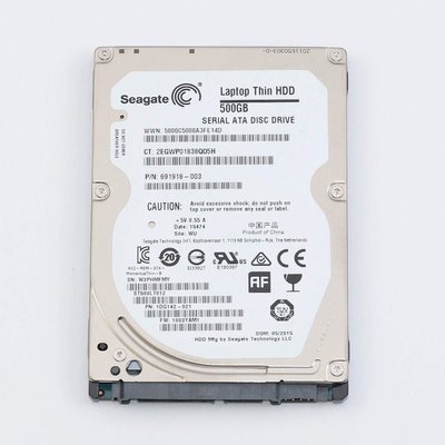Жесткий диск HDD Seagate 500GB 5400rpm 16Mb 2.5" SATA II ST500LT012 1DG142-021 409733 фото