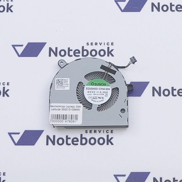 Вентилятор Dell Latitude 5500 Precision 3540 01GM4N DC28000MSFL 2000000478081 фото