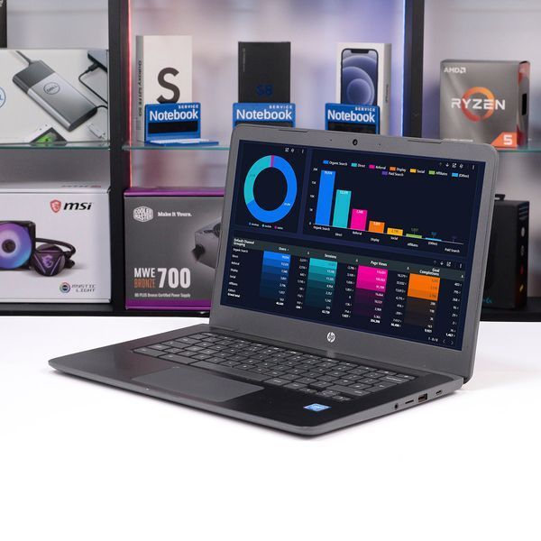 Ноутбук HP Chromebook 14 G5 14" Full HD Intel Celeron N3350 Intel UHD Graphics RAM 4 ГБ SSD 32 ГБ БВ 664606 фото