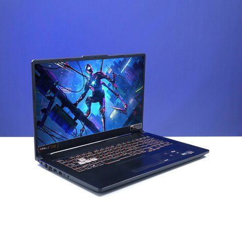 БВ ігровий ноутбук Asus TUF Gaming A17 FA706IC 17.3" FHD 144 Гц Ryzen 7 4800H (2.9-4.2ГГц) NVIDIA GeForce RTX 3050 4 ГБ RAM 16 ГБ 256 ГБ SSD 767673 фото