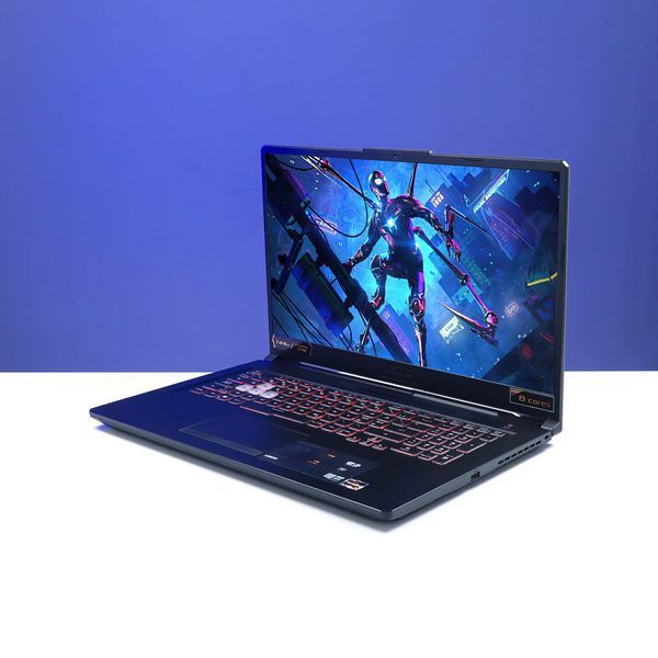 БУ игровой ноутбук Asus TUF Gaming A17 FA706IC 17.3" FHD 144 Гц Ryzen 7 4800H (2.9-4.2ГГц) NVIDIA GeForce RTX 3050 4 ГБ RAM 16 ГБ 256 ГБ SSD 767673 фото