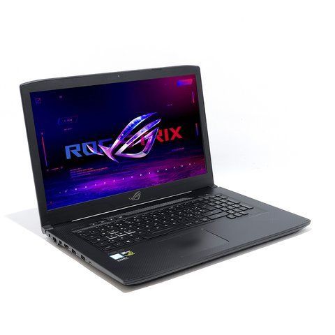 Ігровий Ноутбук Asus Rog Strix GL703GE | 17" Full HD | Intel Core i7-8750H | Nvidia GeForce GTX 1050 Ti | RAM 4 ГБ | SSD 128 ГБ | HDD 750 ГБ | Windows 10 | LAN | Wi-Fi | Bluetooth | веб-камера HD+ | БВ 578804 фото