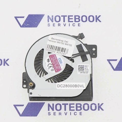 Вентилятор Dell Precision M5700 M6700 DC28000AZDL №1 405247 фото