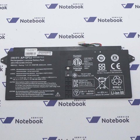 Acer Aspire S7-391 AP12F3J (Знос 16-30%) Аккумулятор, батарея 2000000492735 фото
