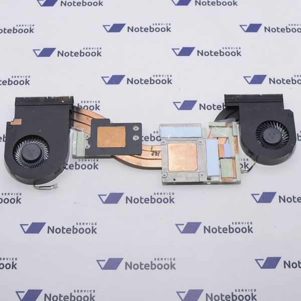 Dell Precision 7710 7720 M7710 M7720 AT1TT004ZAL 055MXD Система охолодження Радіатор Вентилятор 300003432 фото