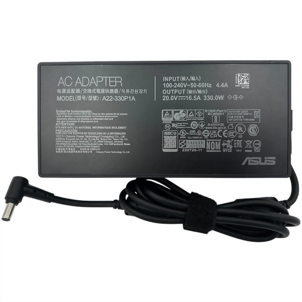 Блок питания Asus 330W (6.0x3.7) для ASUS ROG Strix SCAR ASUS ROG Flow 330201656037 фото