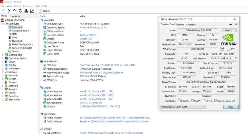 Материнська плата HP Pavilion 15-AK (dax1pdmb8e0 843077-601 / i5-6300HQ / GTX 950M 4GB) Гарантія 2000000670201 фото
