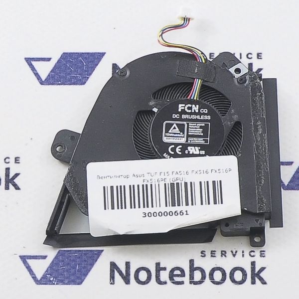Вентилятор Asus TUF FA516 FX516 FX516P FX516PE 13nrr0760p02011 12V GPU 300000661 фото