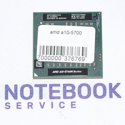 Процесор AMD A10-5750M / A10-5700M AM5750DEC44HL 2.50-3.50 GHz 376769 + фото
