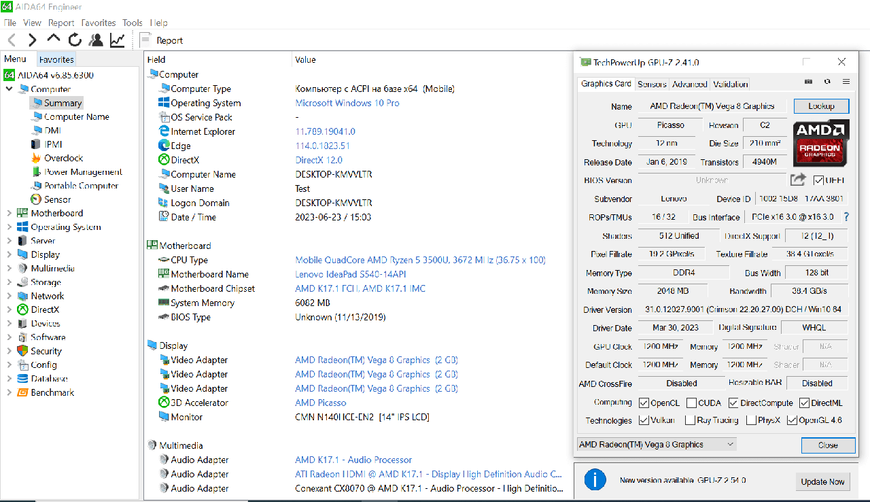 Материнская плата Lenovo C340-14API S540-14API Flex-14API (la-h091p 5b20s42100 / R5 3500U / 4GB) Гарантия 2000000396927 фото