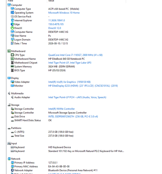 *Уцінка* Материнська плата HP 830 G8 840 G8 (6050a3217501-mb-a01 M36402-601 / i7-1165G7) Гарантiя 300008450 фото