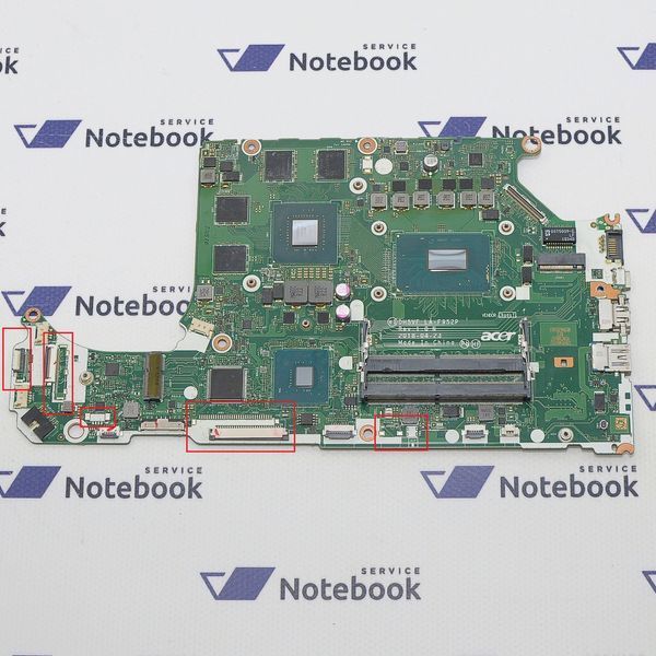 Материнская плата Acer A715-72 A717-72 PH317-52 PH315-52 AN515-52 (la-f952p / i5-8300H / 1050) Гарантия 2000000653280 фото
