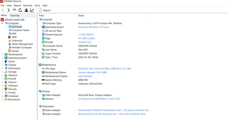 Материнская плата Lenovo Ideapad 110-15IBR (cg520 nm-a801 5b20l46211 / Celeron N3060) Гарантия 409948 фото