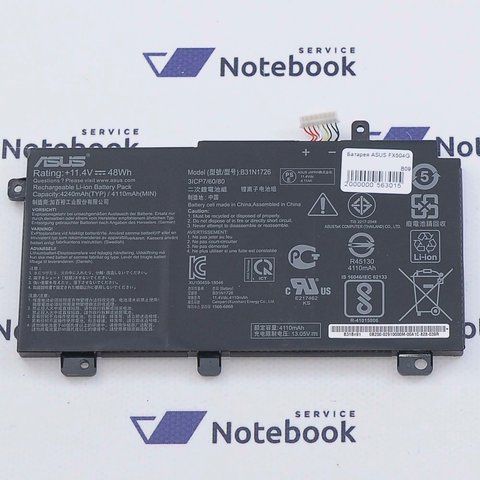 Asus FX505DT FX505DV FX505DU FX505DY FX505GT B31N1726 (Знос 19%) Аккумулятор, батарея 563015 фото