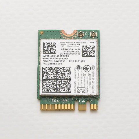 Intel 7260NGW 04W3830 G98962-002 G83453-002 Wi-Fi модуль, адаптер 1016 фото