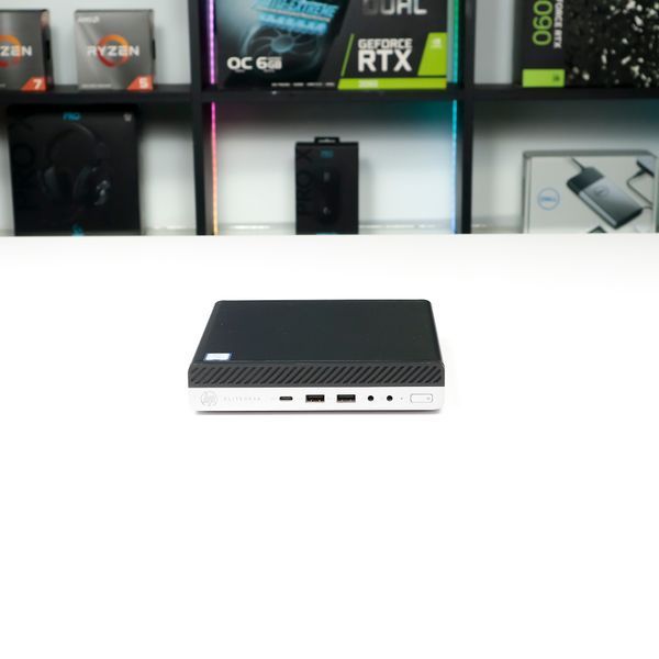 БВ Міні ПК HP EliteDesk 800 G3 Desktop Mini - Intel Core i5-7500T (2.70-3.30 ГГц) Intel HD Graphics 630 RAM 16 ГБ 512 ГБ SSD 550817 фото