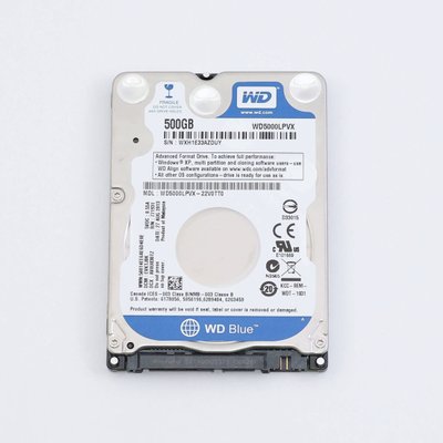 Жесткий диск HDD Western Digital 500GB 5400rpm 8Mb 2.5" SATA III WD5000LPVX-22V0TT0/3 409535 фото