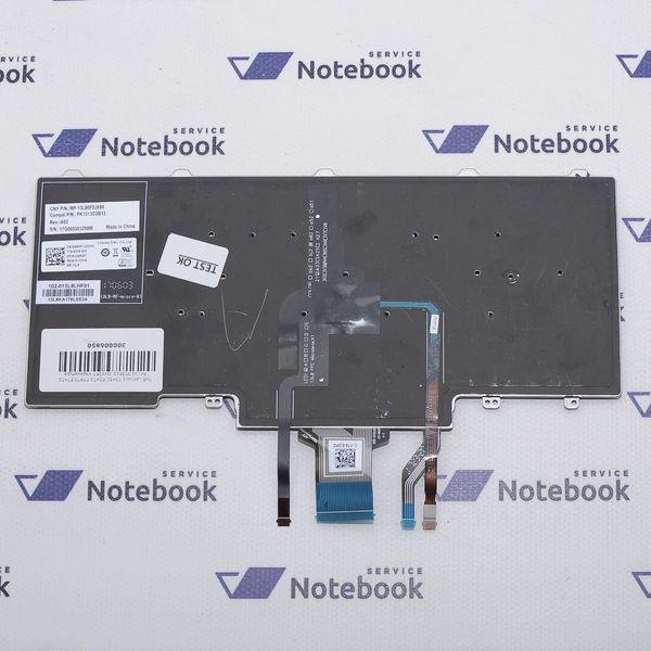 Клавиатура Dell E5450 E5470 E5480 E7450 E7470 3340 3350 5480 5490 7490 0W93F7 AZERTY EN Подсветка Трекпоинт 300006850 фото