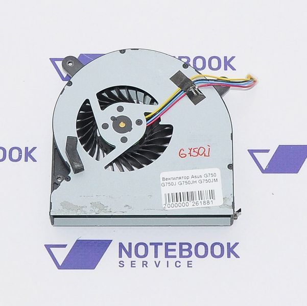 Вентилятор Asus G750JS G750JW G750JX G750V G750 G750J G750JH G750JM 12V 261881 405094 404974 фото