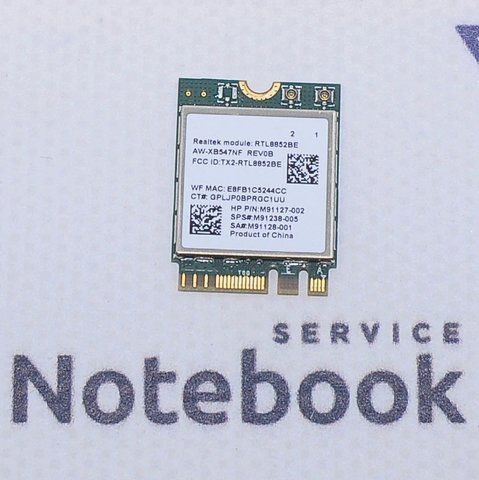 Realtek RTL8852BE AW-XB547NF M91127-002 M91238-005 M91128-001 Wi-Fi модуль, адаптер 20000001135 фото
