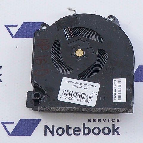 HP Victus 16-D 16T-D 16-E M75723-001 GPU 60W 10H Вентилятор 542362 фото