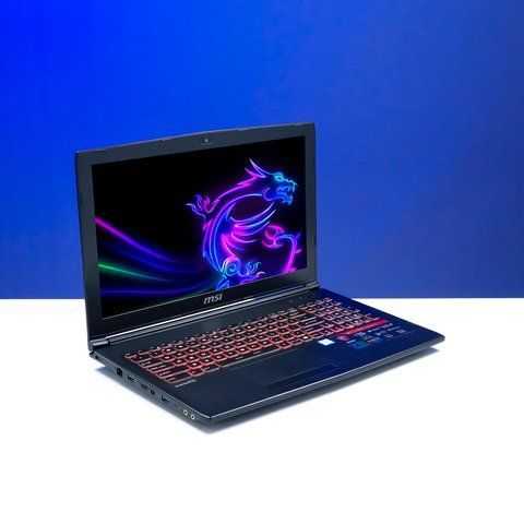 БУ игровой ноутбук MSI Leopard GP62M 7RDX 15.6" FHD 60 Гц Intel Core i7-7820HQ (2.9-3.9 ГГц) NVIDIA GeForce GTX 1050 2 ГБ RAM 16 ГБ 256 ГБ SSD 767833 фото