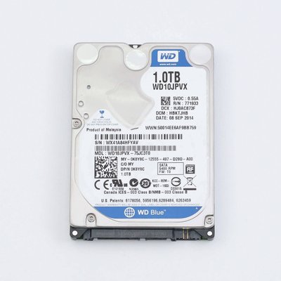 Жорсткий диск HDD Western Digital 1TB 5400rpm 8Mb 2.5" SATA III WD10JPVX-75JC3T0 409498 фото