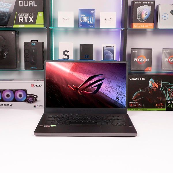 БУ Игровой ноутбук Asus ROG ZEPHYRUS GA401IU 14.0" Quad HD AMD Ryzen 7 4800HS (2.90-4.20 ГГц) Nvidia GTX 1660Ti Max-Q 6 ГБ 16 ГБ RAM 512 ГБ SSD 673639 фото