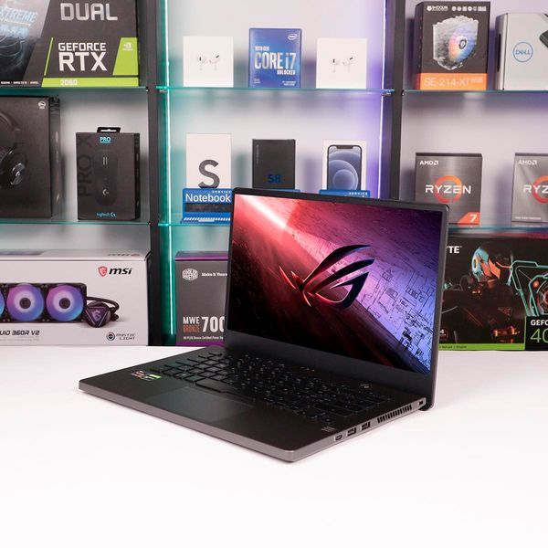 БУ Игровой ноутбук Asus ROG ZEPHYRUS GA401IU 14.0" Quad HD AMD Ryzen 7 4800HS (2.90-4.20 ГГц) Nvidia GTX 1660Ti Max-Q 6 ГБ 16 ГБ RAM 512 ГБ SSD 673639 фото
