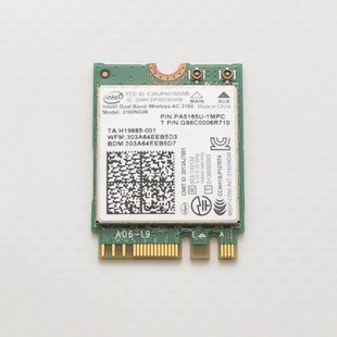 Wi-Fi модуль Intel Dual Band Wireless-AC 3160 3160NGW PA5165U-1MPC H19685-001 G98682-002 1009 фото