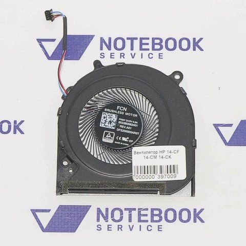 Вентилятор HP 14-CF 14-CM 14-CK 240 G7 245 G7 6033B0062401 499529 499468 фото