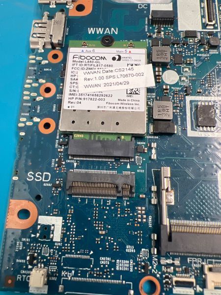 *Уцінка* Материнська плата HP EliteBook 855 G8 (6050a3239901-mb-a01 / R3 5450U) Гарантія 300008197 фото
