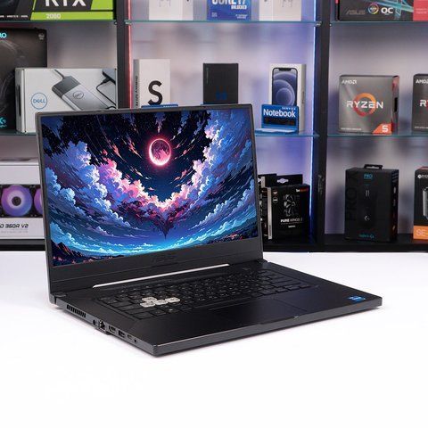 Игровой Ноутбук Asus TUF Dash F15 FX516P 15.6" Full HD Intel Core i5-11300H Nvidia GeForce RTX 3050M RAM 8 ГБ SSD 256 ГБ БУ 621210/2 фото