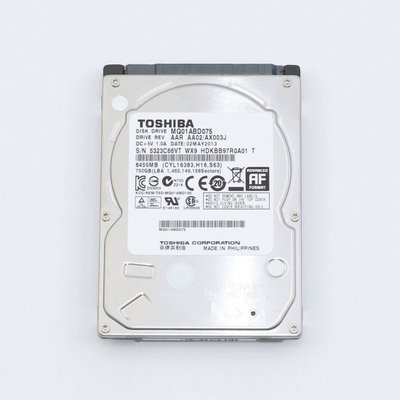 Жесткий диск HDD Toshiba 750GB 5400rpm 8Mb 2.5" SATA II MQ01ABD075 HDKBB97R0A01 T 409429 фото