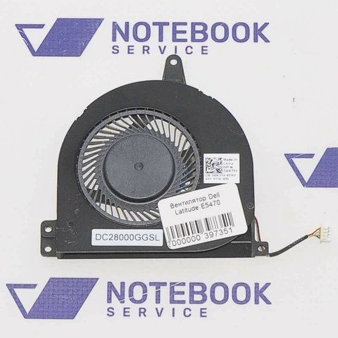 Вентилятор Dell Latitude E5470 DC28000GGSL 2000000397351 фото