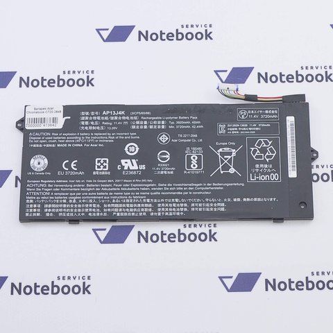 Acer Chromebook C720-2848 C720 C720P C740 AP13J4K (Износ 5-30%) Аккумулятор, батарея 2000000473642 фото