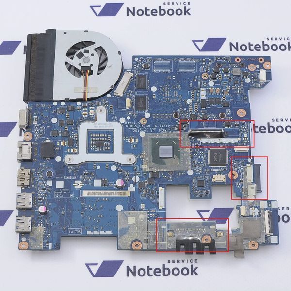 Материнская плата Lenovo IdeaPad G480 (qiwg5_g6_g9 la-7981p / HM76 / GeForce / 2GB) Гарантия 471686 фото