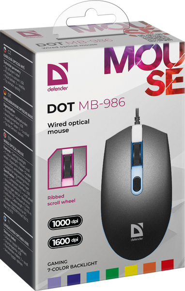 Мышка DOT MB-986 Black 432695 фото