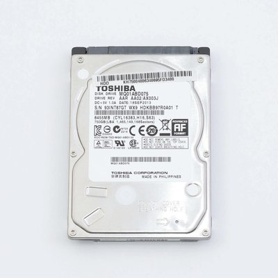 Жесткий диск HDD Toshiba 750GB 5400rpm 8Mb 2.5" SATA II MQ01ABD075 HDKBB97R0A01 T/1 409405 фото