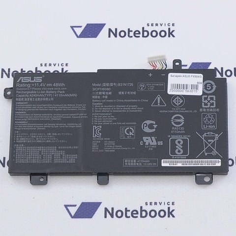 Asus FX505DT FX505DV FX505DU FX505DY FX505GT B31N1726 (износ 10&ndash;30 %) Аккумулятор, батарея 2000000563015 фото