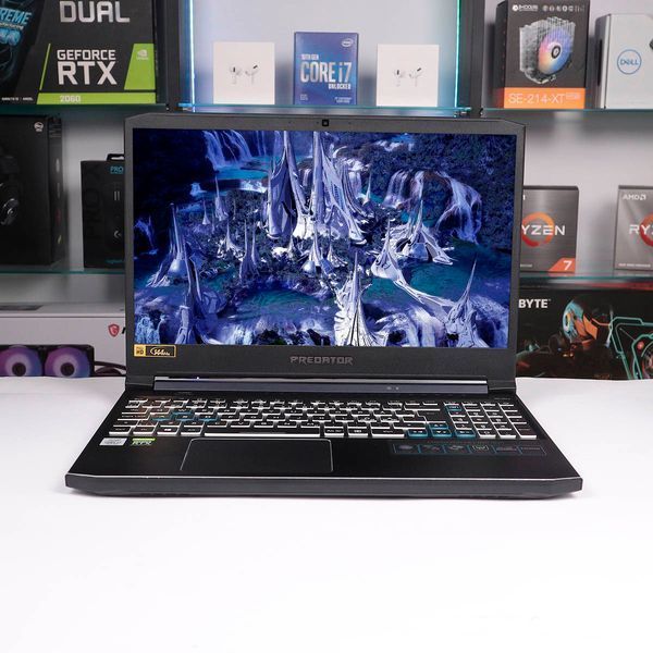 БВ ігровий ноутбук Acer Predator Helios 300 PH315-53 15.6" Full HD 144 Гц Intel Core i7-10750H (2.60-5.00 ГГц) NVIDIA GeForce RTX 2070 Max-Q 8 ГБ RAM 16 ГБ 256 ГБ SSD + 1 ТБ 626499 фото