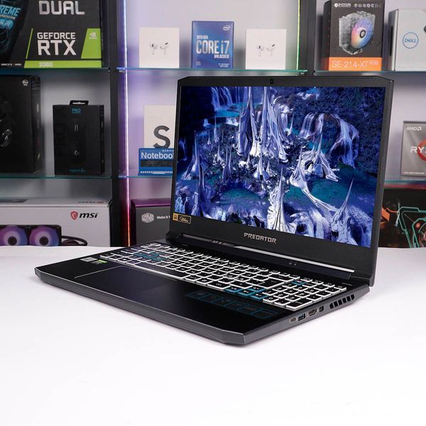 БВ ігровий ноутбук Acer Predator Helios 300 PH315-53 15.6" Full HD 144 Гц Intel Core i7-10750H (2.60-5.00 ГГц) NVIDIA GeForce RTX 2070 Max-Q 8 ГБ RAM 16 ГБ 256 ГБ SSD + 1 ТБ 626499 фото